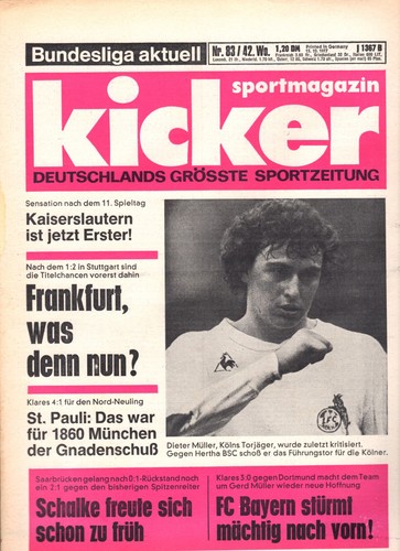 Kicker sportmagazin - sportmagazin, nr