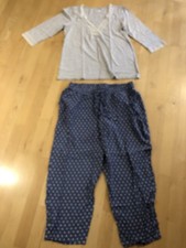 Pyjama Vive Maria Oberteil und Hose Gr. L ( 40 )