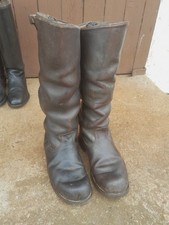 Wehrmacht 1 Paar Offiziersstiefel Luftwaffe braun Knobelbecher WW II