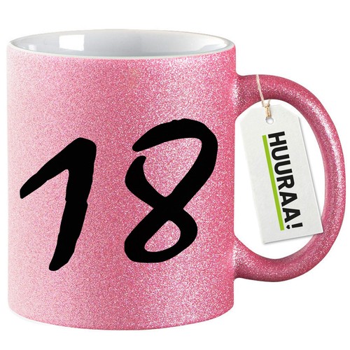 Glitzertasse geburtstag - 18,