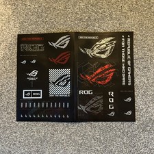 Asus Rog Republic of Gamers Stickerbogen - For Those Who Dare 