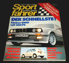 Sportfahrer 01/84 BMW Hartge H