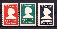 418606/ Lot Reklamemarken – Dr. Oetker´s - Vanillin-Zucker
