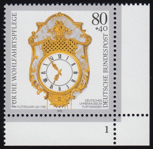 1633 wofa flötenuhr - wofa, 80+40
