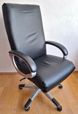Stuhl Drehstuhl Bürostuhl chair home office Schreibtischstuhl Kunstleder chrom