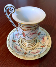 Edle Mokka-Tasse + Untertasse