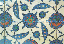 D062121 Stilisiertes Rosenmotiv auf unterglasierter Iznik Fliese. Grabmal Hurrem Sultan Ist