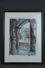 Günther Dachauer Maler Aquarell Bezirksamt Dachau St. Jakob Lina Hölzel Haus