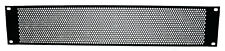 Adam Hall 87222 VR 2U Lüftungs Rackblende Rundloch 19 Zoll Rack Belüftung Blende