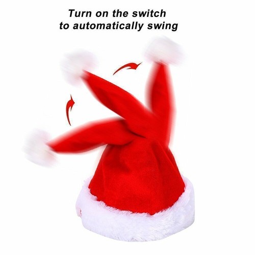 Rockende weihnachtsmütze mit - weihnachtsmütze,