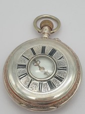 Silber Savonette Taschenuhr /