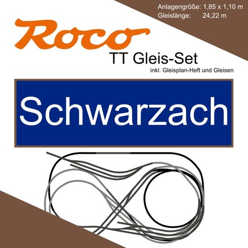 Roco schwarzach gleis - roco, tt