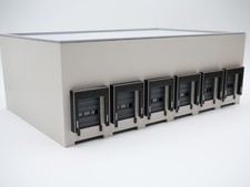 H0 Logistikhalle Lagerhalle - 6 Tore (Bausatz)