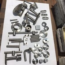 Diverse Edelstahl Handlauf Teile, V4A, ca.30 Teile   (R-012)