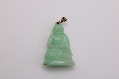 Jade buddha anhänger 1920 - jade, um