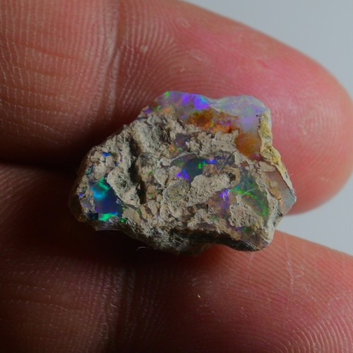 Glatter weißer opal - opal, grob