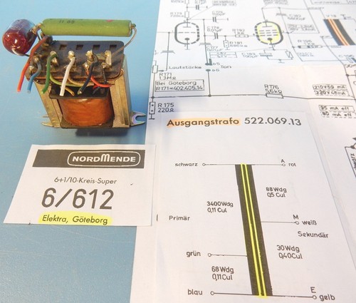 Output transformer - output, se