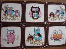 Patchworkstoff Panel Braun