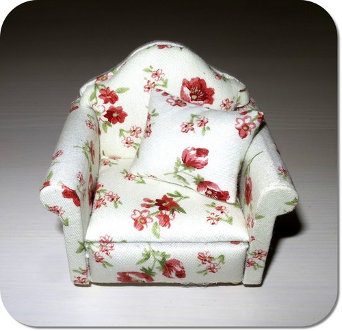 Miniatur puppenstube sessel - puppenstube,