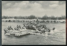AK 34376-92#      Panzer M 41 bei Flußüberquerung,  Deutsche Bundeswehr