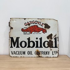 Gargoyle Mobiloil Emaille