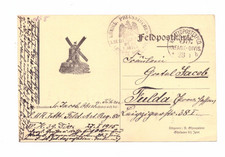 AK Feldpostkarte Windmühle