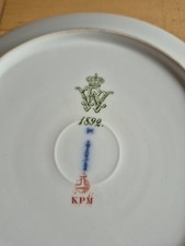 +++ Teller KPM 1892 - aus dem Privatbesitz von Kaiser Wilhelm II. +++