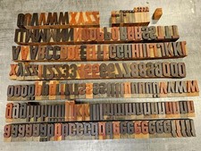 Plakatschrift, Holzlettern, Lettern, Buchdruck (Schrift Nr. 221)