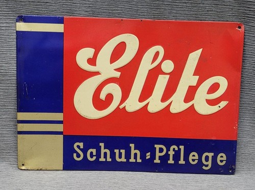 Altes blechschild elite - blechschild,