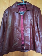 Lederjacke damen weinrot - damen,