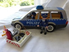 Playmobil 4259 Polizei AUTO PKW Einsatzwagen, 2 Figuren, Zubehör, Blinklicht