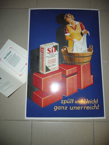 Emailleschild original sil - original,