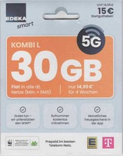 Edeka SIM Karte Telekom Netz  0175 - 1234 860  NEU  gut merkbare Handynummer