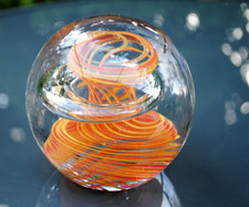 Briefbeschwerer, Glas Kugel H