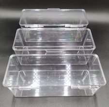 Aufbewahrung mit Deckel mDesign 3er-Set Kunststoff Durchsichtig Spielzeug 