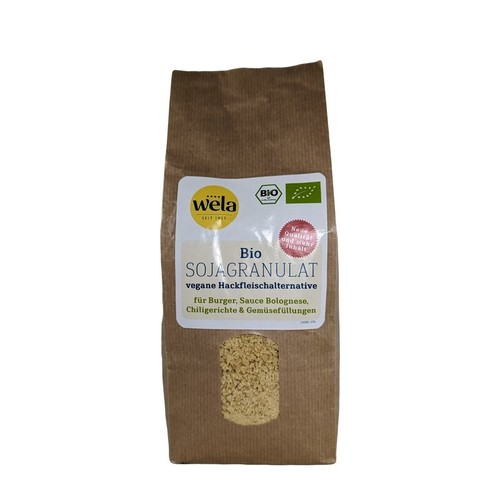 Wela bio sojagranulat - sojagranulat, 500g