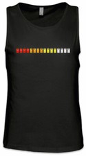 808 Keys Herren Tank Top ADSR Audio LFO Wave DJ MC Electro Synthesizer Roland