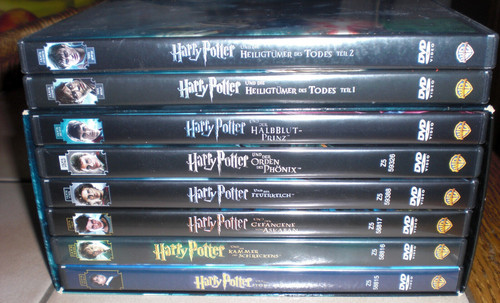 Harry potter dvd 8 - potter, kpl