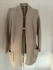 Le Tricot Perugia dickes Strickjacke Cardigan Gr. L, Kaschmir, Seide, Wolle