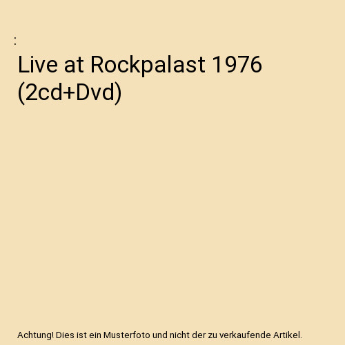 Live rockpalast 1976 - live,