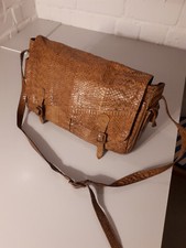 fabelhafte tasche aus pythonschlange -vintage- 1970er jahre, wunderbar leicht