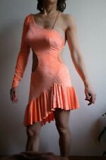 Turnierkleid Turniertanz Latein Gr.36, lachsfarben, top Zustand!