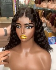 Echte Haare Damen Perücke Deep Curly