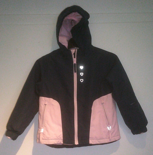 Dunkelblau rosa wattierte - dunkelblau/rosa,