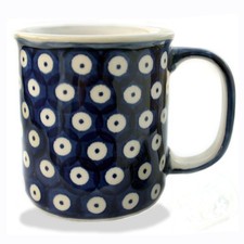 Becher gerade 220 ml Dekor Blau-Auge - II Wahl