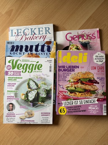 Div kochzeitschriften - 12, div.