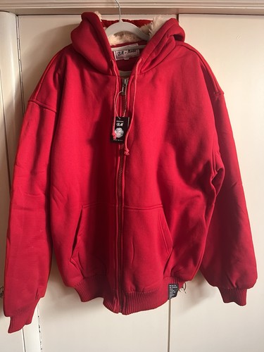 Jacke sweatjacke rot mit - -,
