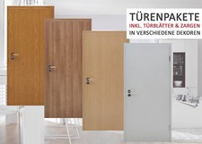 kuporta CPL Zimmertüren Innentüren Grau Eiche Komplettset Zimmertür mit Zarge