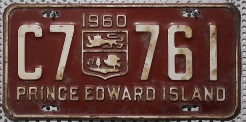 Kanada nummernschild 1960 - nummernschild,