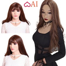 Realistic Silicone Female Head